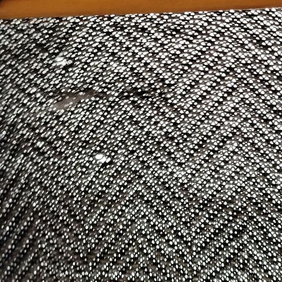 Calvin Klein Merino Wool Hounds tooth Open Sweater with Pockets - Picture 8 of 13